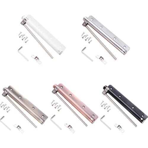 Stainless Steel Automatic Spring Door Closer Door Closing Device Can Adjust Home Furniture Hardware for 25KG Door