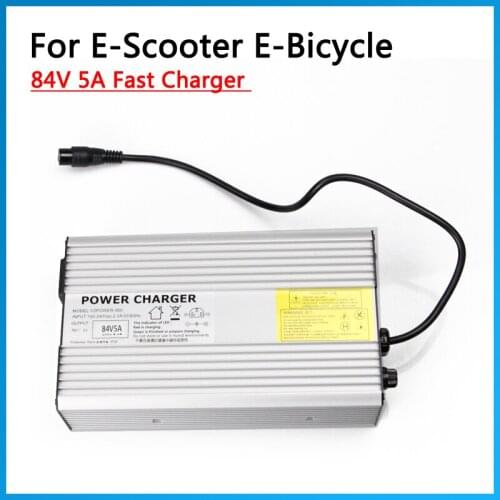 84V 5A Fast Charger Efficiency Charging Device Suitable For Electric Scooter Bicycle Unicycle Skateboard INPUT 100-240V Zero 11X
