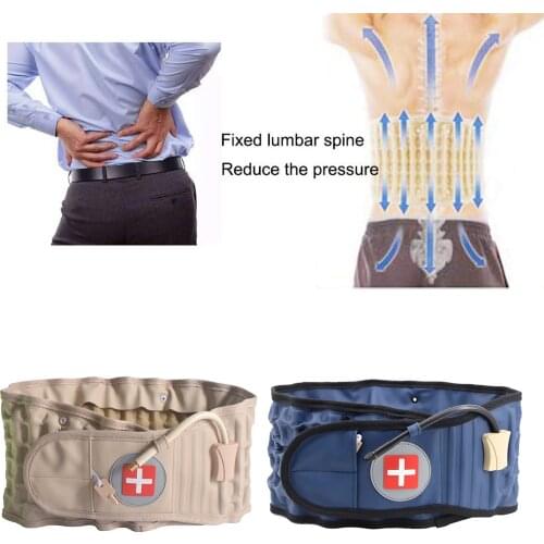 Breathable Decompression Back Belt Back Air Waist Support Lumbar Support Belt Waist Air Traction Brace Spinal Back Relief Bel