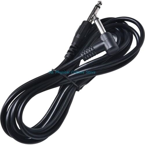 Guitar AMP Cable 3m Electric Patch Cord Amplifier Amp With 2 Plugs Black Noise Reduction Folk Box Bass Audio Speaker