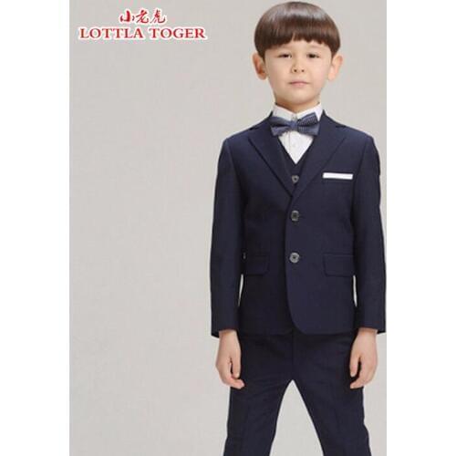 Boys suits for weddings Kids Prom Suits Black Wedding Suits for Boys tuexdo Children Clothing Set Boy Formal boys blazers kids