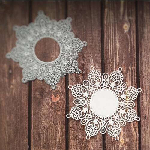 Lace Coaster Cup Mat 2019 Metal Cutting Dies Stencils For DIY Scrapbooking Decorative Embossing Paper Cards Handcraft Die Cut