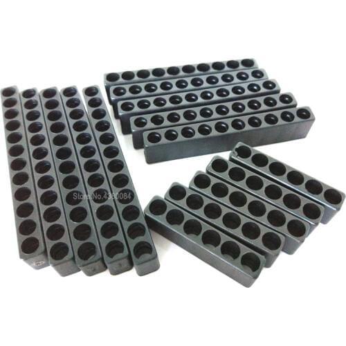 5Pcs Set Screwdriver Bits Holder Hex Shank Screwdriver Head Storage Device Base PVC Hand Tools Accessories 6/10/12 Holes