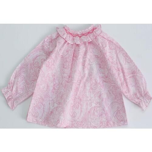 2020 New Arrivals Autumn Girls Tops Cotton Kids Flower Shirt 0-4Yrs Girls Shirt Children Brand Baby Girl Clothes