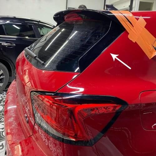 Seat Ibiza Window Trim Spoiler Rear Roof 2017 2018 2019 2020 2021 FR Cupra Ibiza 5 Accessories 2 Pcs Piano black