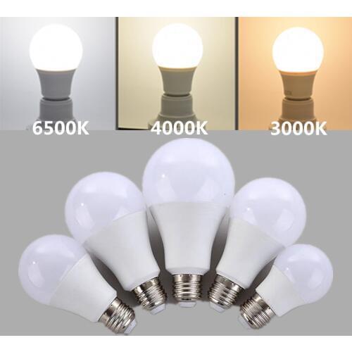 E27 Led Bulb Light Nature White 4000k White 6500k Warm White 3000k 110V 220V 230V 5W 7W 9W 12W 15W Energy Saving Bubbe Ball Lamp