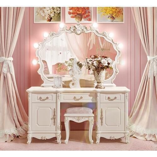 Dressing table bedroom dressing table with light integrated dressing cabinet dressing table with mirror