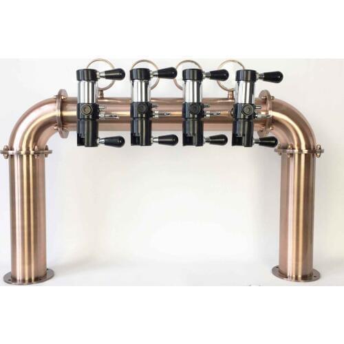 U shape beer selling tower units with bottle filler