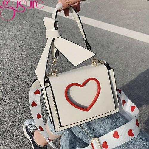 Gusure Womens Designer Handbag and Purse 2021 Fashion Contrast PU Leather Shoulder Messenger Bag Lady Crossbody Pouch Totes
