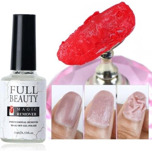 15ml Clean Degreaser Remove Easily Non-sticky Synthetic Professional Nail Polish Remover for Beauty дизайн для ногтей