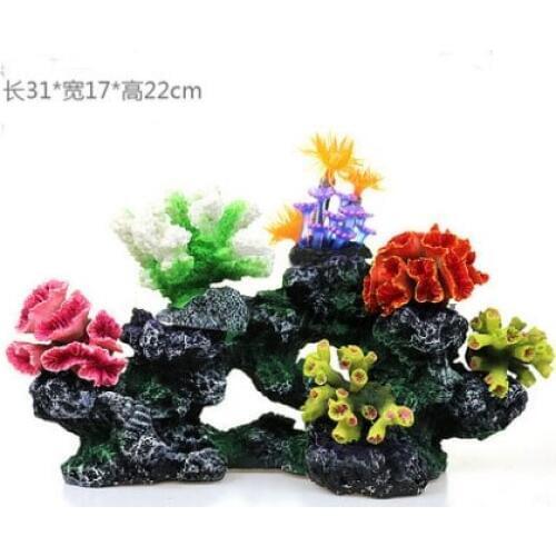 Fish tank aquarium landscaping coral rockery decorative set arts and crafts ornaments