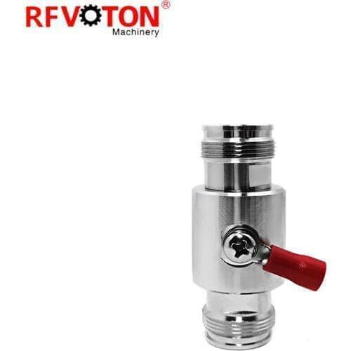 Free shipping L20 DIN 4.3/10 Jack lightning arrester female to female Jack rf coaxial Surge protector DC-3Ghz