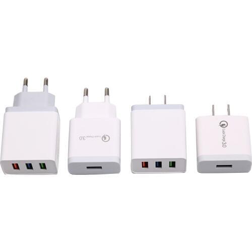 18 W USB Quick charge 3.0 5V 3A High Rapid USB Wall Charger Adapter US/EU Mobile Phone Fast charger charging