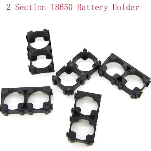 18650 Battery Holder Spacer Radiating 18650 Bracket Electric Car Bike Toy 2 Section 18650 Battery DIY