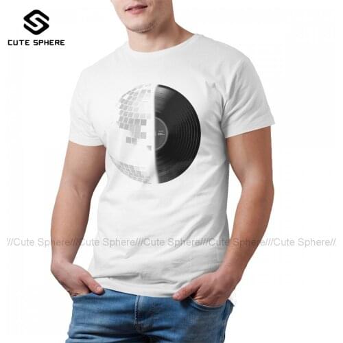 Music Tshirt Fun Cotton Short Sleeve T Shirt Printed Basic T-Shirt Male Oversized