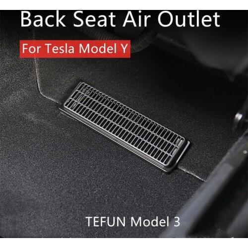 2pcs Car Air Outlet Cover for Tesla Model 3 Y 2020 2021 Under Seat Air Vent Anti-blocking Dust Cover Model Y Accessories