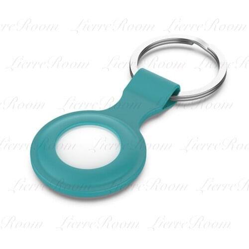 LierreRoom For Apple Airtag Locator Silicone Protective Cover Apple Airtag Keychain Protective Cover Anti-lost