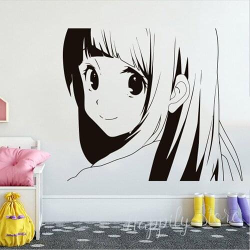 Cartoon Anime Decoration Manga Wall Decal Stickers Home Vinyl Bedroom Living Room Kids for Daughter Son Room Kawaii Decals P768