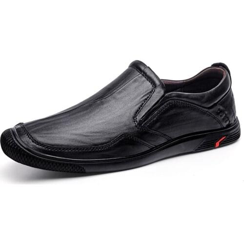 Mens Shoes Loafer Flats Hard-Wearing Light Comfortable Driving Non Slip Fashion Low-top Slip On & Lace Up Loafers