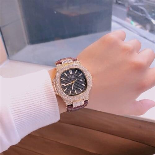 OMEDLY Men's Watch With Leather Strap