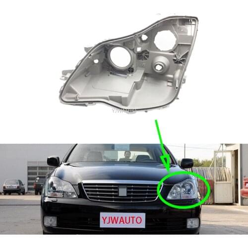 Headlight Base For Toyota Crown 2005~2009 Headlamp House Car Rear Base Front Auto Headlight Back House