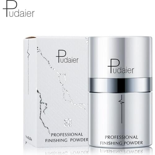 Pudaier 1PC 12 Colors Full Coverage Skin Pore Control Oil Face Loose Powder Makeup Base Setting Powder Compact Contour Poudre