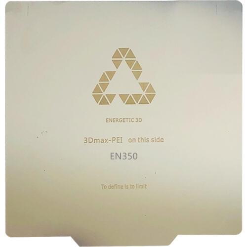 ENERGETIC New 350x350mm/14" Removal Spring Steel Sheet for Huge Large 3D Printer HeatBed Build Plate
