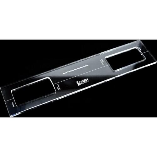 KAISH Acrylic Guitar/Bass Neck Pocket Routing Template Neck Templates for Standard Guitar and Bass