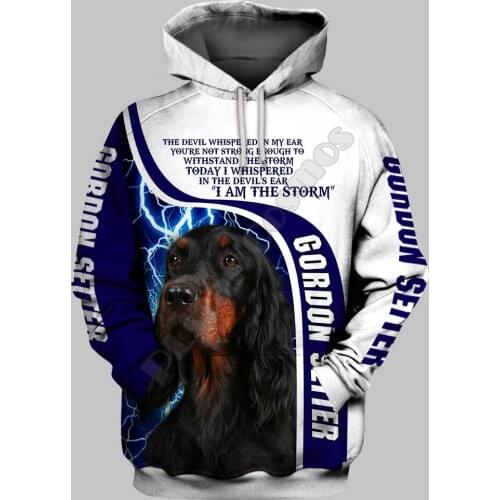 Gordon Setter 3D Printed Hoodies Funny Pullover Men For Women Funny Sweatshirts Animal Sweater Drop Shipping 02