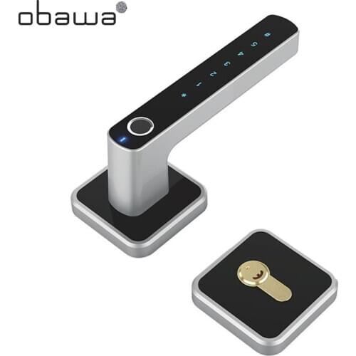 Obawa Security Intelligent Lock Biometric Fingerprint door Lock With Bluetooth digital code Unlock indoor Electronic Door Lock