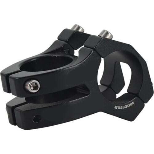 31.8mm Bicycle Mountain Road Bike Speed Drop Short Stem Tube Matte Effect Exquisite Workmanship Four Bolt Bar Clamp