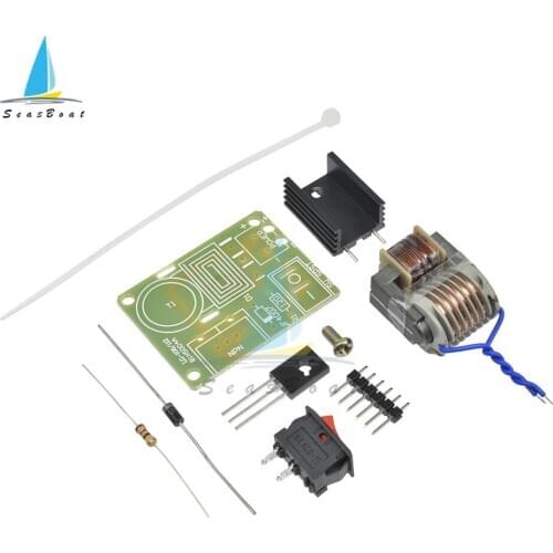 15KV High Frequency DC High Voltage Arc Ignition Generator Inverter Boost Step Up Module U Core Transformer Suite DIY Kit 3.7V