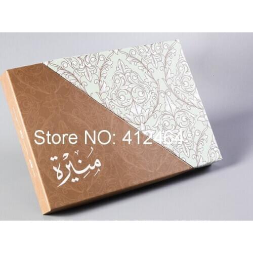 High quality custom flat packed wedding dress boxes dress packaging box with ribbon closure ( GF-077)