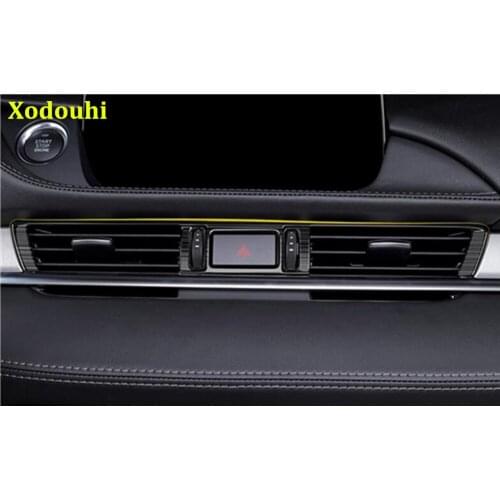 For Mazda 6 Mazda6 Atenza 2019 2020 2021 Car Sticker Inner Trim Front Middle Air Conditioning Switch Outlet Vent Panel 1pcs