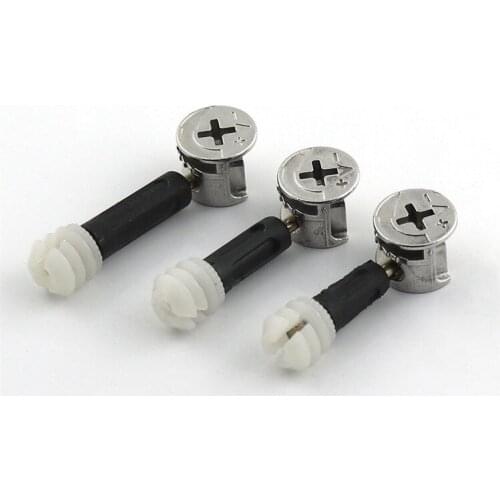 10PCS Three in one fittings furniture cabinet hardware fittings three in one eccentric wheel furniture hardware fittings