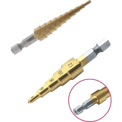 3-12Mm 4-12mmCoated Staps Boor Bits Hex Handle Boor Metals Boron Power Tool