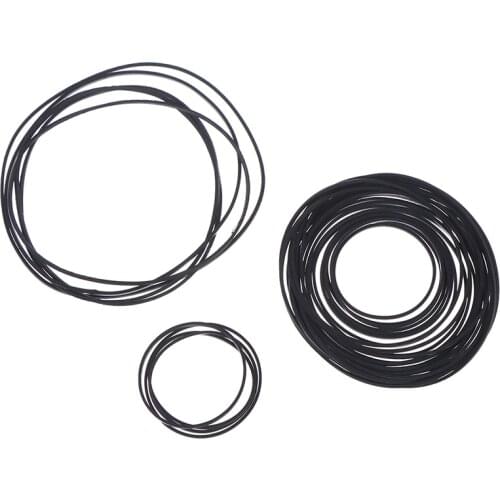 30pcs/pack Rubber Pulley Transmission Engine Drive Round Belts For Diy Toy Module Car Motor Accessories