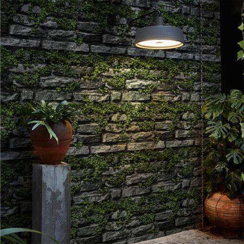Beibehang Retro nostalgic stone brick pattern culture brick wall paper barber shop hot pot restaurant living room 3d wallpaper