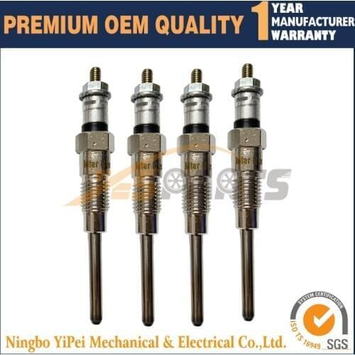 4pcs Glow Plug Heater For Kubota 16415-65512 16415-65510 V3300 V3600 V3800