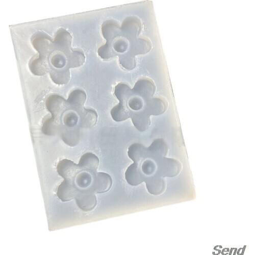 5Pcs Cherry Blossoms Flower DIY UV Resin Mold Floral Flower Resin Mold Tools T4MD