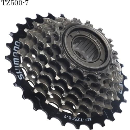 SHIMANO mountain bike accessories transmission parts MF-TZ500-6/7 cassette bicycle flywheel cassette 18-21 speed bicycle 14-28T