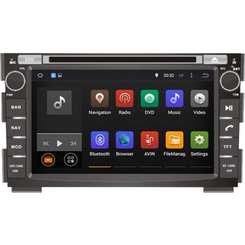 Car DVD Player Android 9.0 GPS Glonass Navigation Head Units For Kia Ceed 2006-2012 With Navigation Multimedia Radio Head Unit