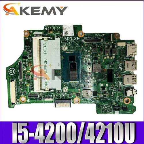 CN-03V489 03V489 13321-1 8X6G1 For Dell Inspiron 11 3000 3148 13 7347 laptop motherboard With I5-4200/4210U 100% fully tested