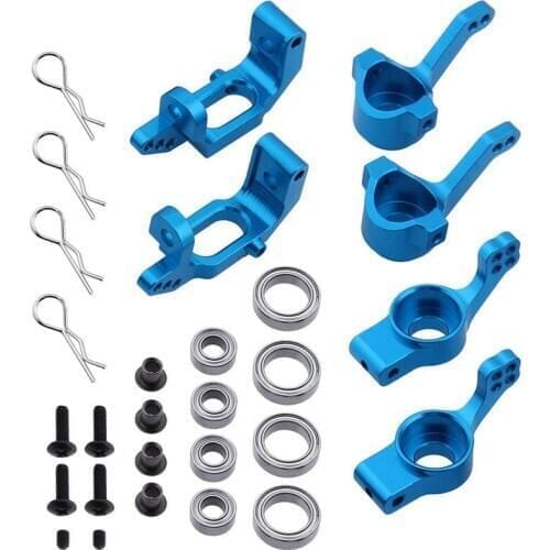 For 102210 102010 102211 102011 102212 102012 Aluminum Alloy Steering Knuckle Kit Hub Carrier Upgrade Parts for RC Redcat Volcan
