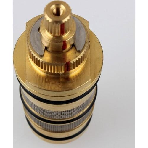 Best Brass Bath Shower Thermostatic Cartridge&Handle for Mixing Valve Mixer Shower Bar Mixer Tap Shower Mixing Valve Cartridge
