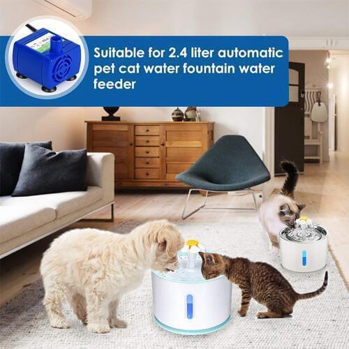 Mini Pets Drinking Fountain Pump For Cats Home Replacement Water Bowl Drinking Fountain Pump Power Adapter