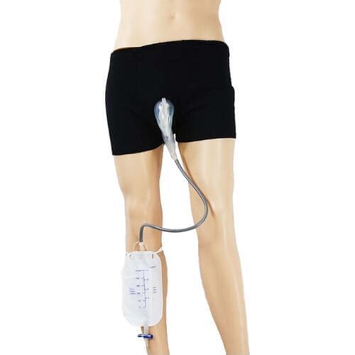 1Set Urinary Incontinence Urinal the Adults Urine Bag Men Elderly Walk Patients Urination Catheter