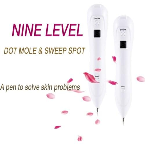Newest Laser Plasma Pen Freckle Mole Tattoo Freckle Wart Tag Removal Pen Dark Spot Remover For Face LCD Skin Care Beauty Machine