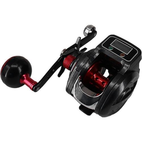NEW 16+1 Ball Bearing 6.3:1 Left/Right Baitcasting Fishing Reel with Digital Display Bait Casting Wheel