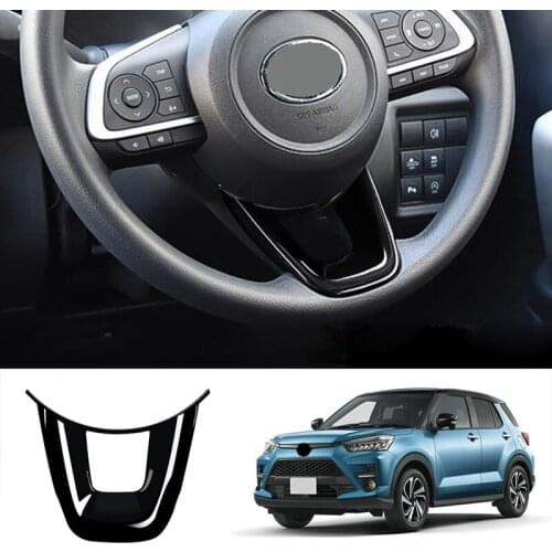 NEW-Car Steering Wheel Panel Cover Steering Wheel Decorative Sequins for Toyota Raize A200A A210A 2020-2021
